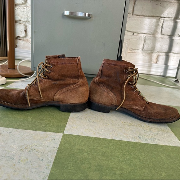 WWII Roughout Combat boots - Picture 2 of 7